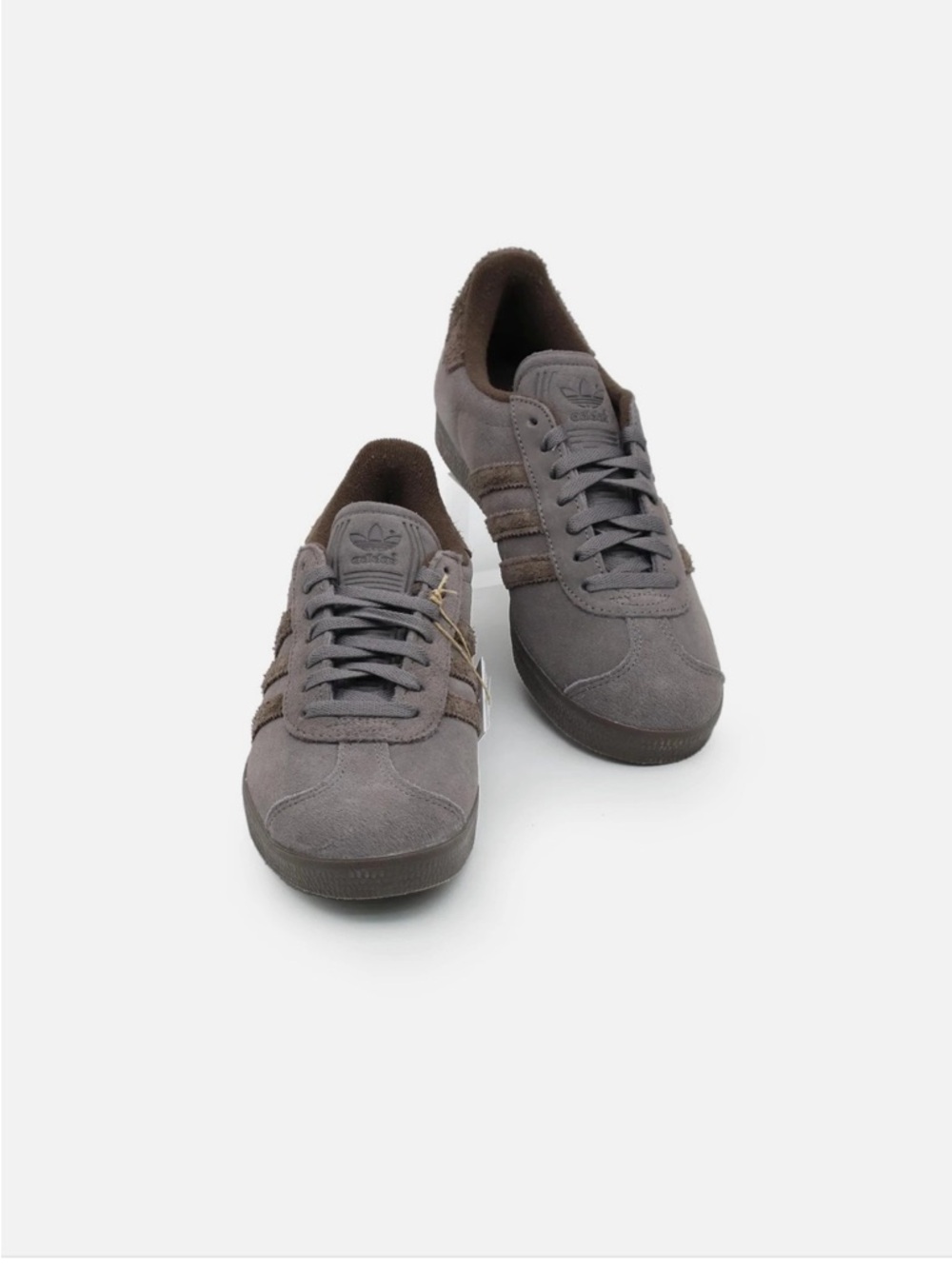 adidas Gazelle Suede Sneakers in Charcoal Brown (US 7.5)